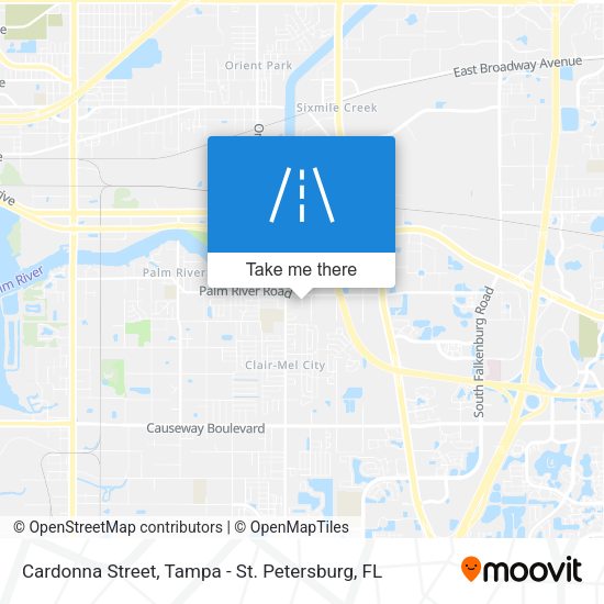 Mapa de Cardonna Street
