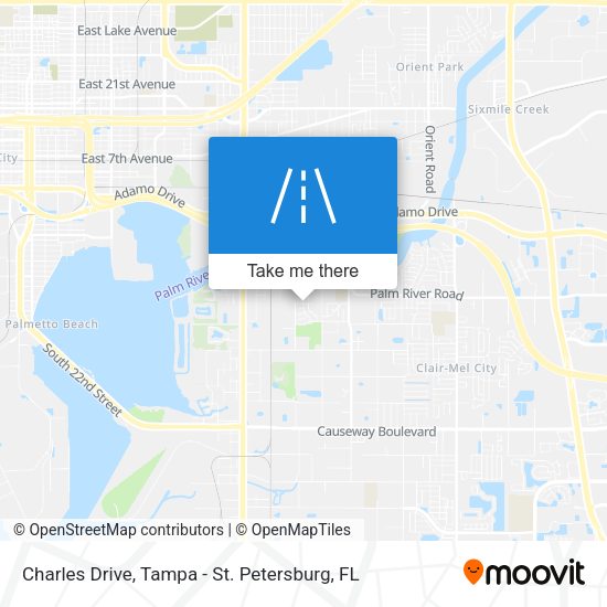 Charles Drive map