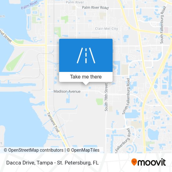 Mapa de Dacca Drive
