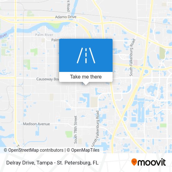 Mapa de Delray Drive