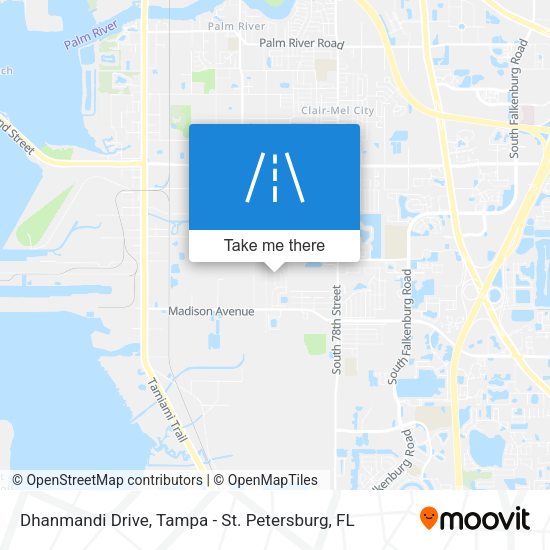 Dhanmandi Drive map