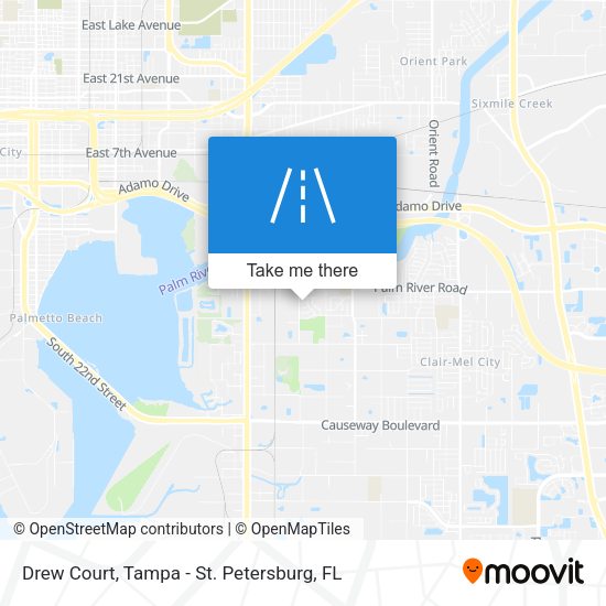 Drew Court map