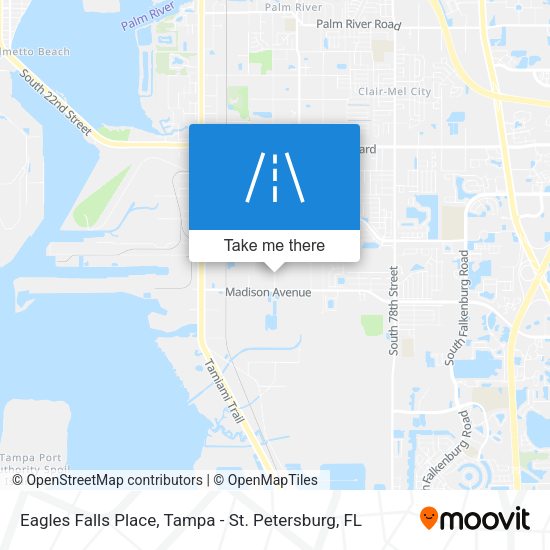 Eagles Falls Place map
