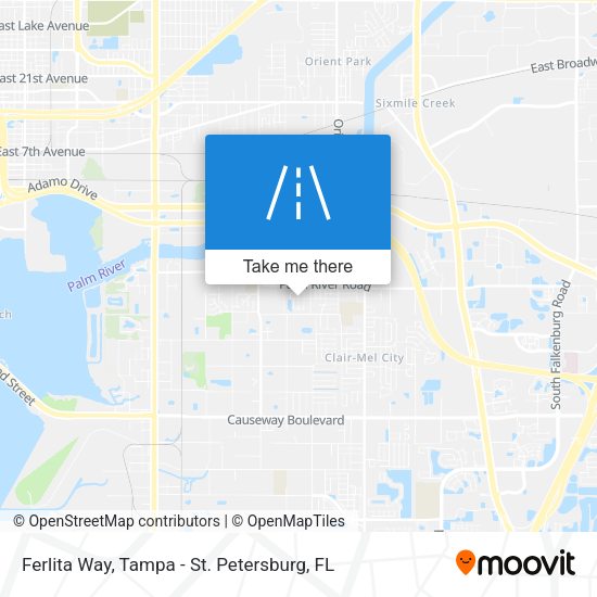 Mapa de Ferlita Way