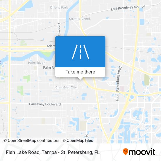 Mapa de Fish Lake Road