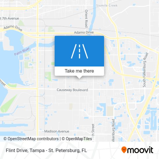 Mapa de Flint Drive
