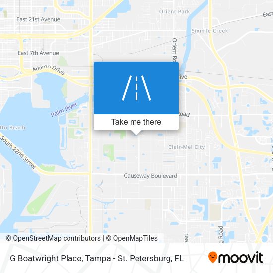 Mapa de G Boatwright Place