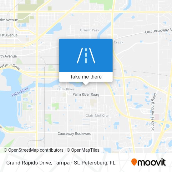 Mapa de Grand Rapids Drive