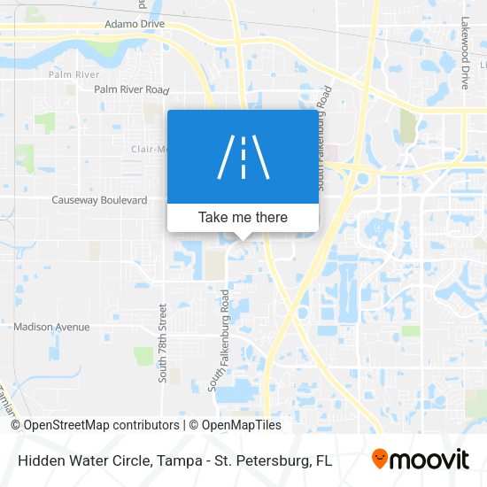 Hidden Water Circle map