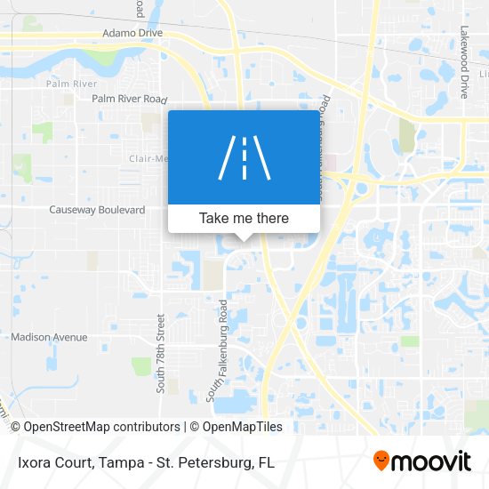 Ixora Court map