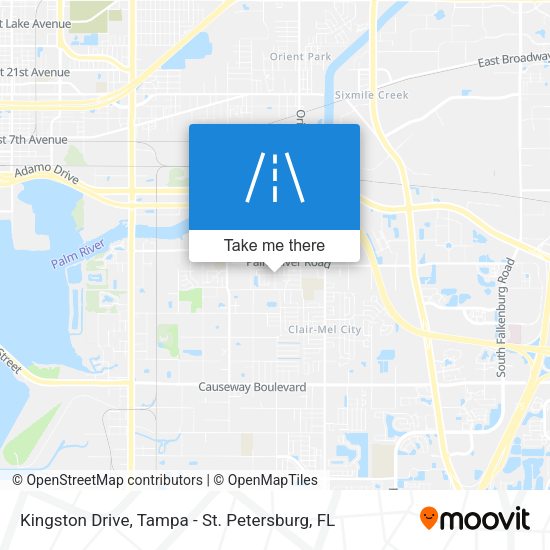 Mapa de Kingston Drive