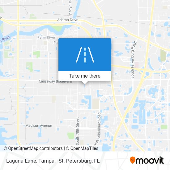 Mapa de Laguna Lane