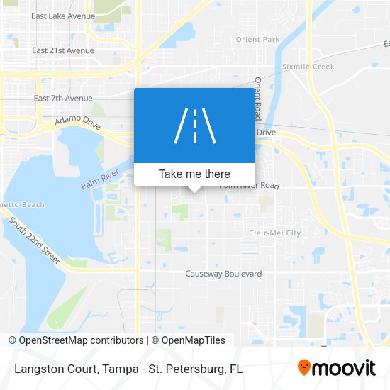 Langston Court map