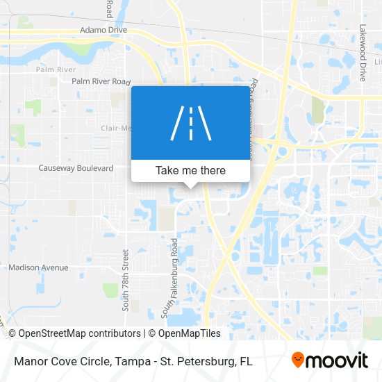 Manor Cove Circle map