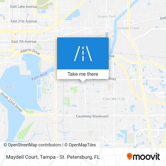 Maydell Court map