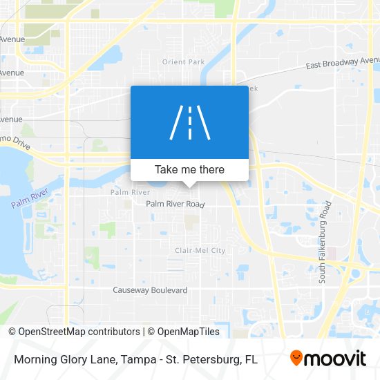 Mapa de Morning Glory Lane
