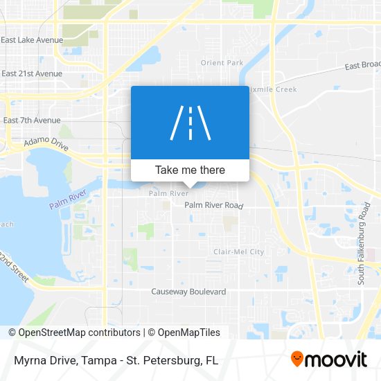 Myrna Drive map