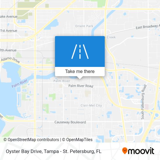 Mapa de Oyster Bay Drive