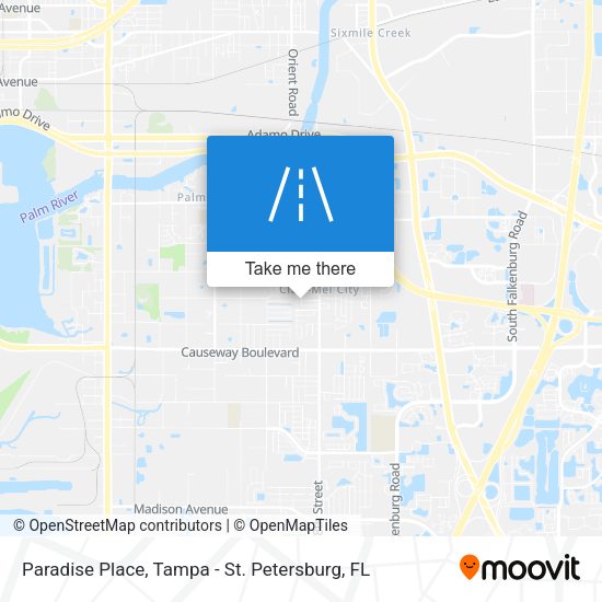 Paradise Place map