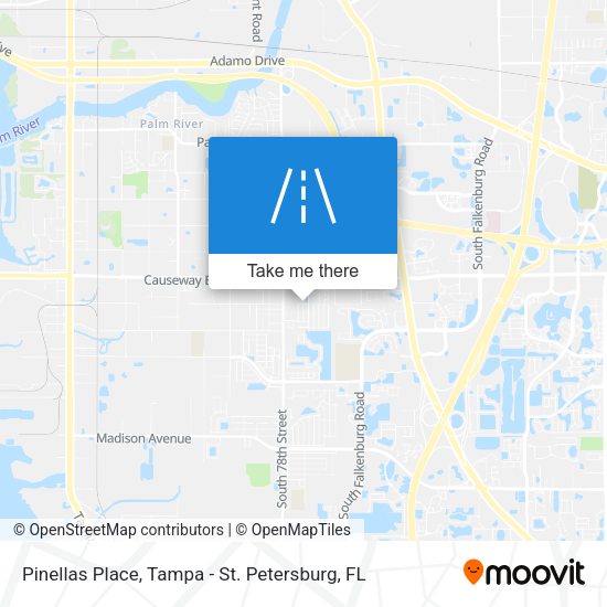 Pinellas Place map