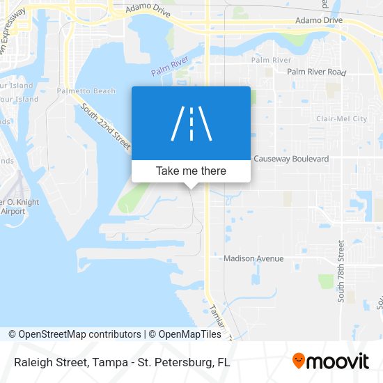 Raleigh Street map