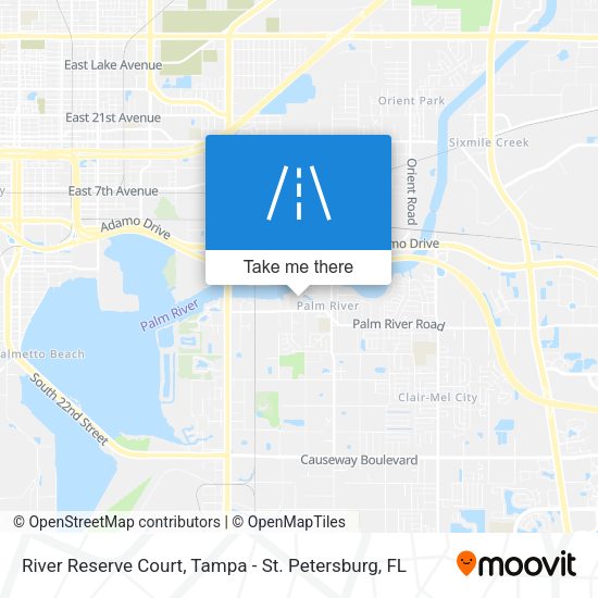 Mapa de River Reserve Court