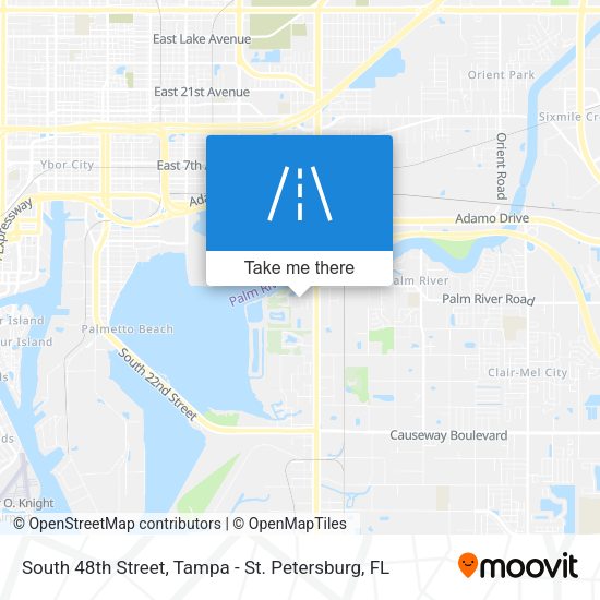 Mapa de South 48th Street