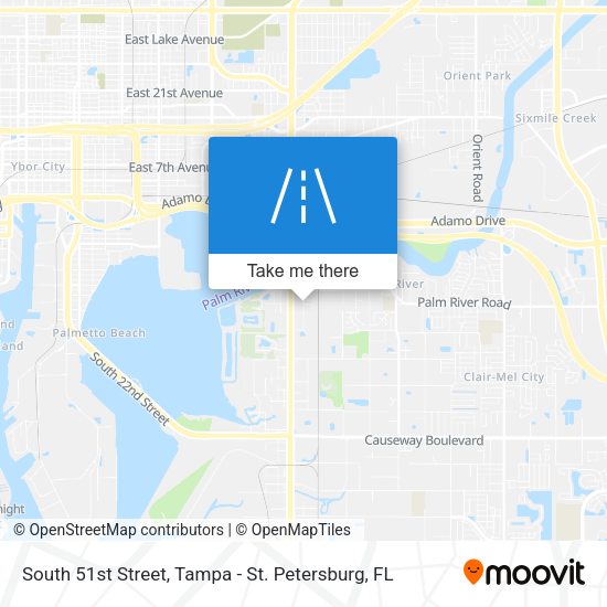 Mapa de South 51st Street