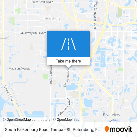 South Falkenburg Road map