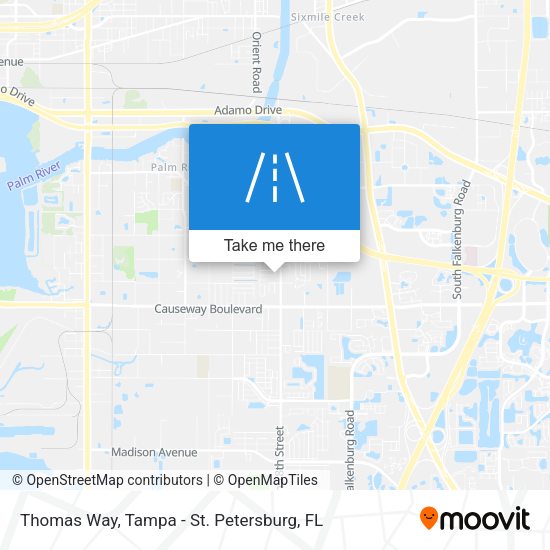 Mapa de Thomas Way