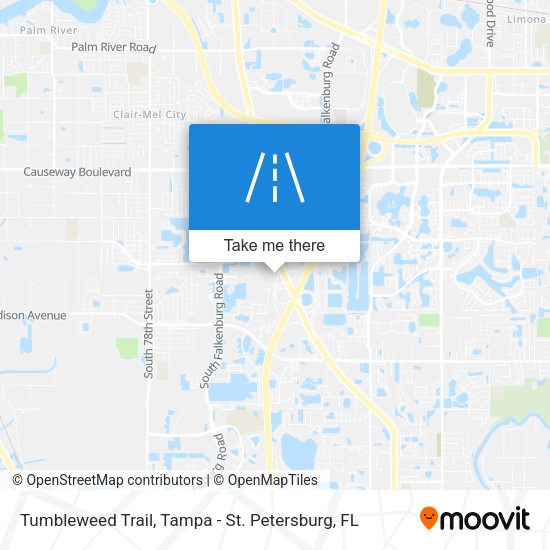 Tumbleweed Trail map