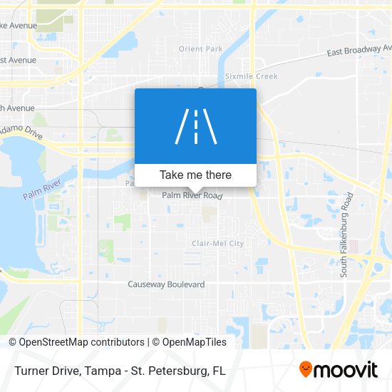 Turner Drive map