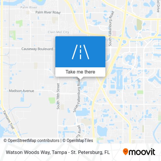 Mapa de Watson Woods Way