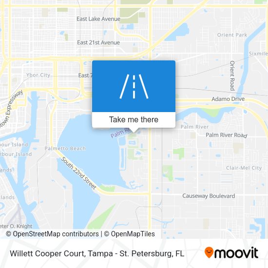 Mapa de Willett Cooper Court