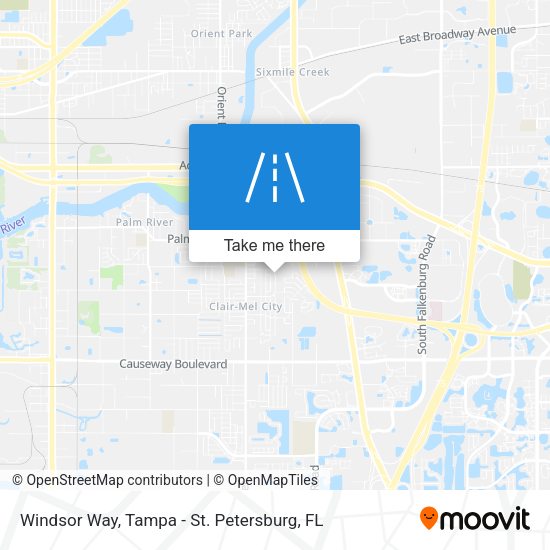 Windsor Way map