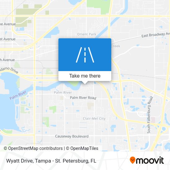 Wyatt Drive map