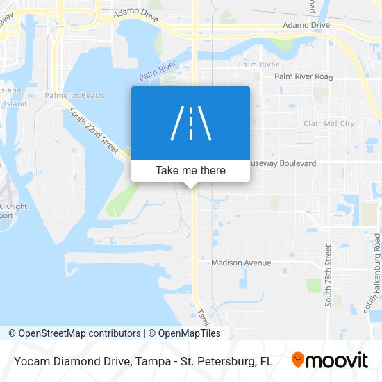 Mapa de Yocam Diamond Drive