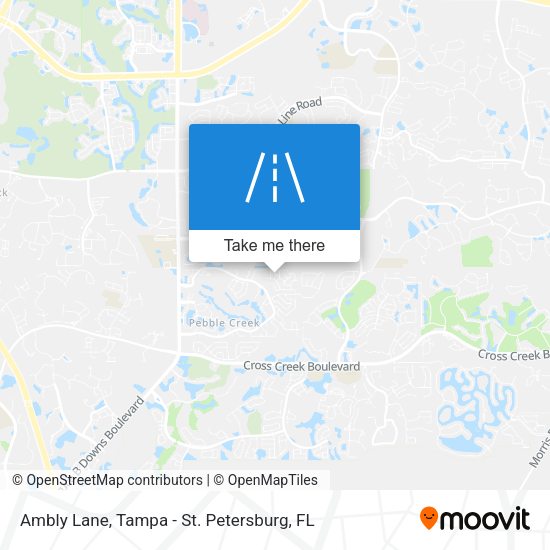 Ambly Lane map