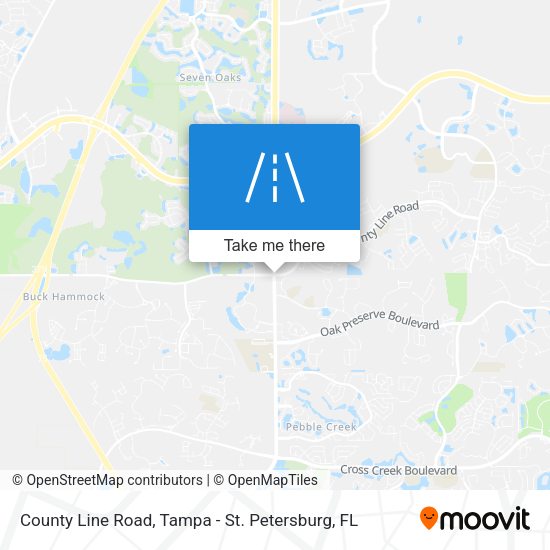 County Line Road map