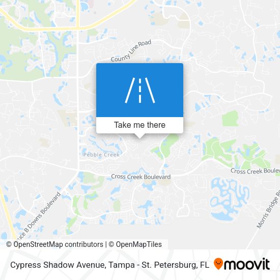 Mapa de Cypress Shadow Avenue