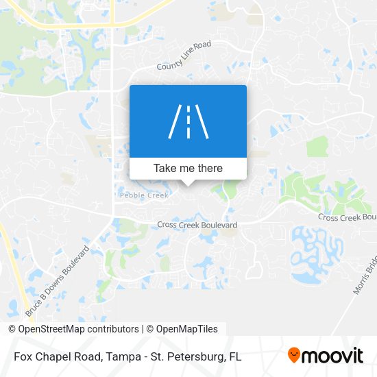 Fox Chapel Road map