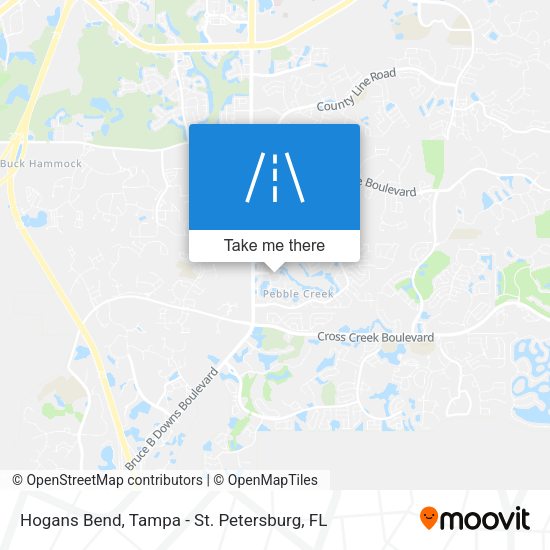Hogans Bend map
