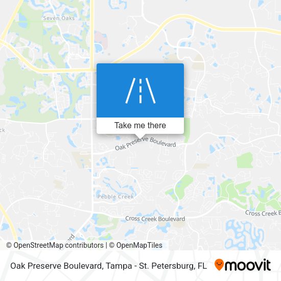 Mapa de Oak Preserve Boulevard