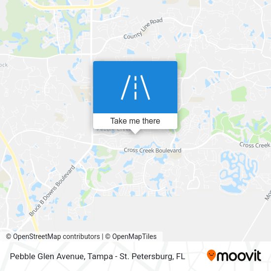 Mapa de Pebble Glen Avenue