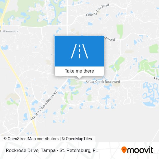 Rockrose Drive map