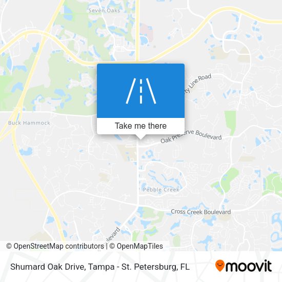 Shumard Oak Drive map