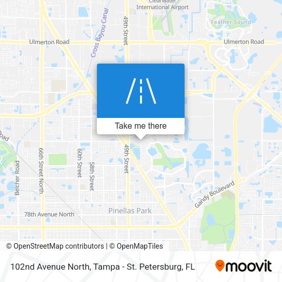 Mapa de 102nd Avenue North