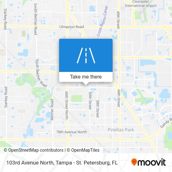 103rd Avenue North map