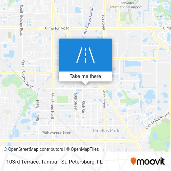 103rd Terrace map