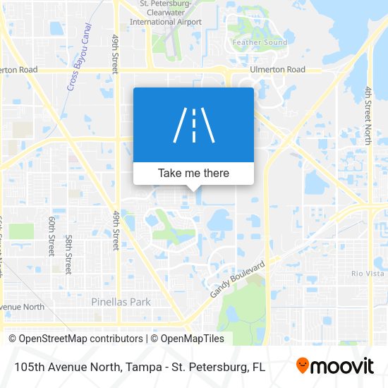 105th Avenue North map